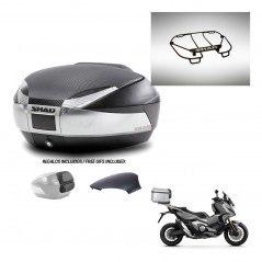 SHAD Baul SH48 tapa respaldo + soporte montaje parrilla superior KIT-442586