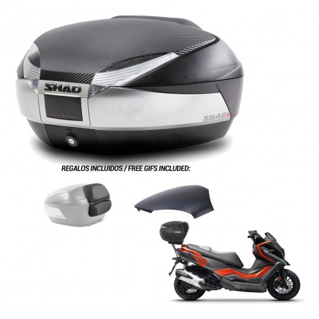 SHAD Trunk SH48 backrest cover + mounting bracket KIT-442590