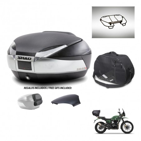 SHAD Baul SH48 tapa respaldo + soporte montaje accesorios KIT-442612