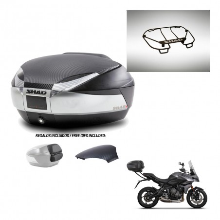 SHAD Trunk SH48 backrest cover + mounting bracket upper grill KIT-442626