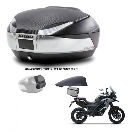 SHAD Trunk SH48 backrest cover + mounting bracket KIT-442630