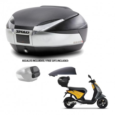 SHAD Trunk SH48 backrest cover + mounting bracket KIT-442638