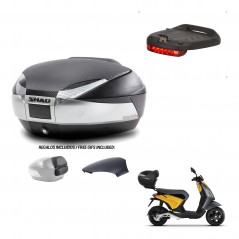 SHAD Trunk SH48 backrest cover + mounting bracket brake light KIT-442639