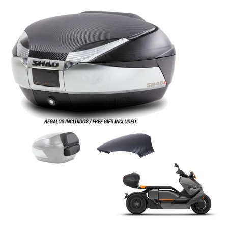 SHAD Trunk SH48 backrest cover + mounting bracket KIT-442646