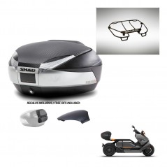 SHAD Baul SH48 tapa respaldo + soporte montaje parrilla superior KIT-442650