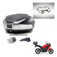 SHAD Baul SH48 tapa respaldo + soporte montaje parrilla superior KIT-442658