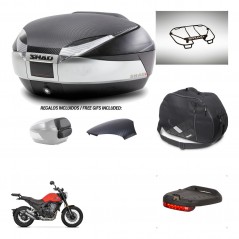 SHAD Baul SH48 tapa respaldo + soporte montaje accesorios KIT-442669