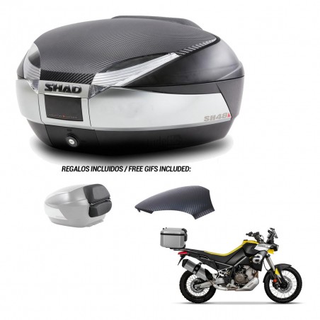 SHAD Trunk SH48 backrest cover + mounting bracket KIT-442670