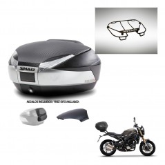 SHAD Trunk SH48 backrest cover + mounting bracket upper grill KIT-442682