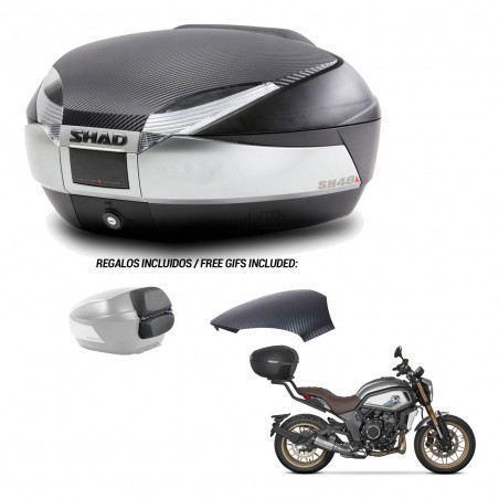 SHAD Trunk SH48 backrest cover + mounting bracket KIT-442686