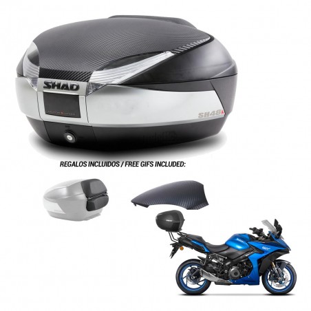 SHAD Baul SH48 tapa respaldo + soporte montaje KIT-442734