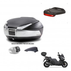 SHAD Trunk SH48 backrest cover + mounting bracket brake light KIT-442767