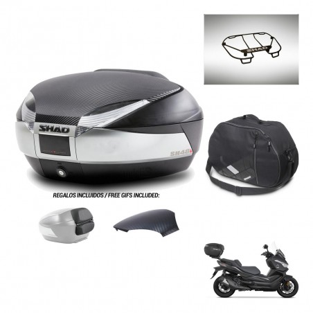 SHAD Baul SH48 tapa respaldo + soporte montaje accesorios KIT-442772