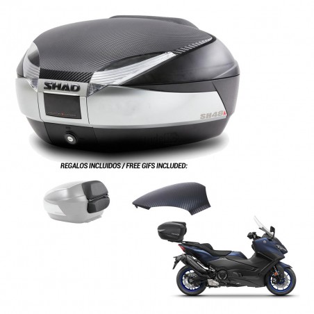 SHAD Baul SH48 tapa respaldo + soporte montaje KIT-442782