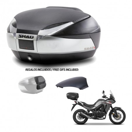 SHAD Trunk SH48 backrest cover + mounting bracket KIT-442814