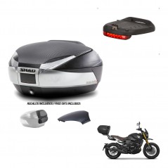 SHAD Trunk SH48 backrest cover + mounting bracket brake light KIT-442823
