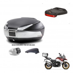 SHAD Trunk SH48 backrest cover + mounting bracket brake light KIT-442847