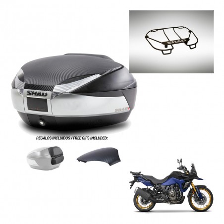 SHAD Trunk SH48 backrest cover + mounting bracket upper grill KIT-442882