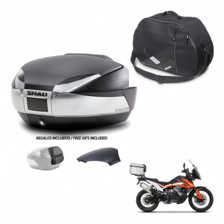 SHAD Baul SH48 tapa respaldo + soporte montaje bolsa interna KIT-442888