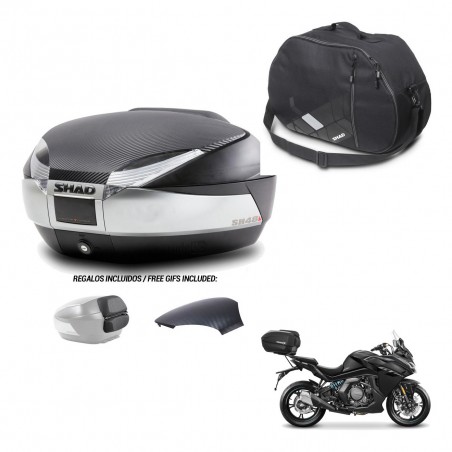 SHAD Trunk SH48 backrest cover + mounting bracket internal bag KIT-442904