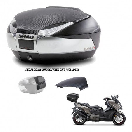 SHAD Trunk SH48 backrest cover + mounting bracket KIT-442910