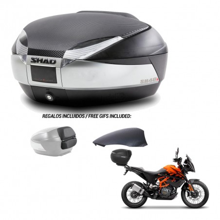 SHAD Trunk SH48 backrest cover + mounting bracket KIT-442918