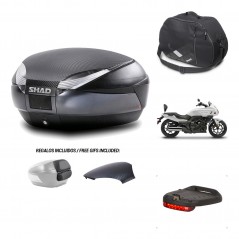 SHAD Baul SH48 tapa respaldo + soporte montaje accesorios 49 L KIT-442978