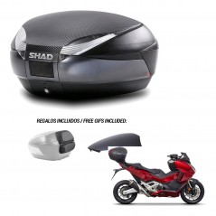 SHAD Baul SH48 tapa respaldo + soporte montaje 49 L KIT-442983