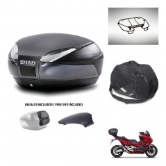 SHAD Baul SH48 tapa respaldo + soporte montaje accesorios 49 L KIT-442989