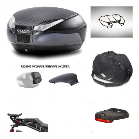 SHAD Trunk SH48 backrest cover + mounting bracket accessories 49 L KIT-442998
