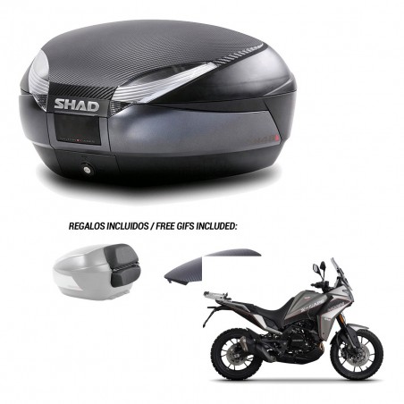 SHAD Trunk SH48 backrest cover + mounting bracket 49 L KIT-442999