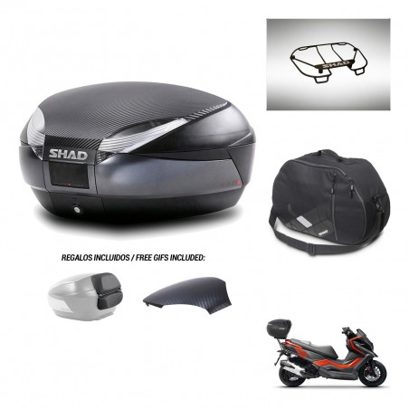 SHAD Trunk SH48 backrest cover + mounting bracket accessories 49 L KIT-443021