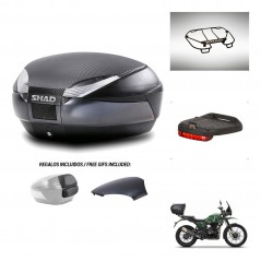 SHAD Trunk SH48 backrest cover + mounting bracket accessories 49 L KIT-443036