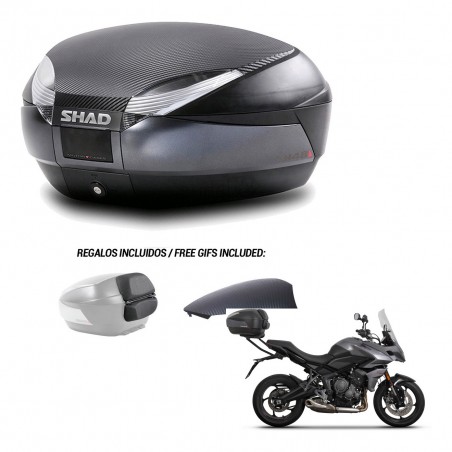 SHAD Baul SH48 tapa respaldo + soporte montaje 49 L KIT-443047