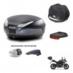 SHAD Baul SH48 tapa respaldo + soporte montaje accesorios 49 L KIT-443050