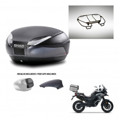 SHAD Baul SH48 tapa respaldo + soporte montaje parrilla superior 49 L KIT-443059
