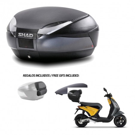 SHAD Trunk SH48 backrest cover + mounting bracket 49 L KIT-443063