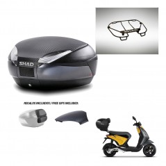 SHAD Trunk SH48 backrest cover + mounting bracket upper grill 49 L KIT-443067