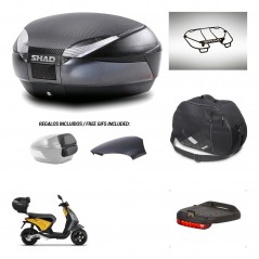 SHAD Trunk SH48 backrest cover + mounting bracket accessories 49 L KIT-443070