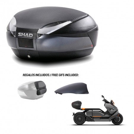 SHAD Baul SH48 tapa respaldo + soporte montaje 49 L KIT-443071