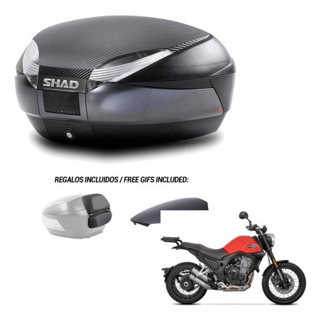 SHAD Trunk SH48 backrest cover + mounting bracket 49 L KIT-443087