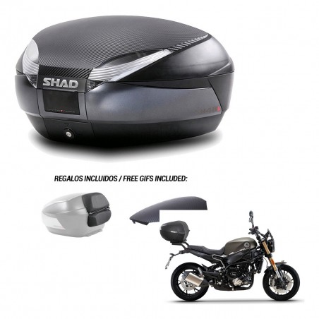 SHAD Trunk SH48 backrest cover + mounting bracket 49 L KIT-443103