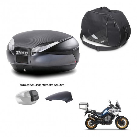SHAD Baul SH48 tapa respaldo + soporte montaje bolsa interna 49 L KIT-443121