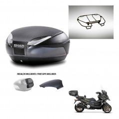 SHAD Baul SH48 tapa respaldo + soporte montaje parrilla superior 49 L KIT-443139
