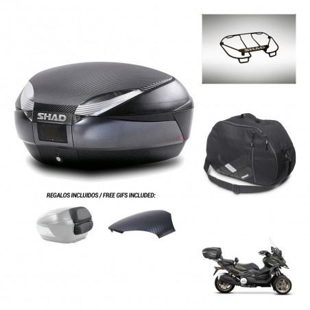 SHAD Trunk SH48 backrest cover + mounting bracket accessories 49 L KIT-443141