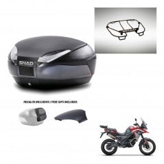 SHAD Baul SH48 tapa respaldo + soporte montaje parrilla superior 49 L KIT-443179