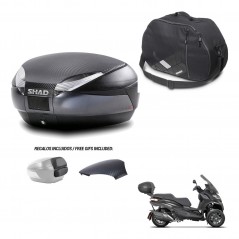 SHAD Trunk SH48 backrest cover + mounting bracket internal bag 49 L KIT-443185