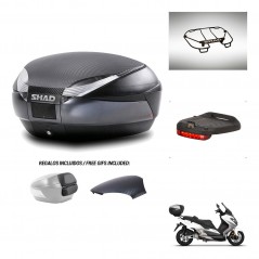 SHAD Trunk SH48 backrest cover + mounting bracket accessories 49 L KIT-443204