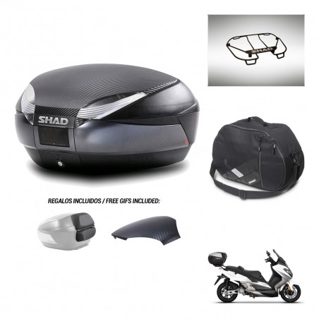 SHAD Trunk SH48 backrest cover + mounting bracket accessories 49 L KIT-443205