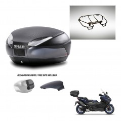 SHAD Trunk SH48 backrest cover + mounting bracket upper grill 49 L KIT-443211